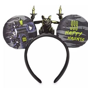 Disney Parks Haunted Mansion Minnie Mouse Ears Headband